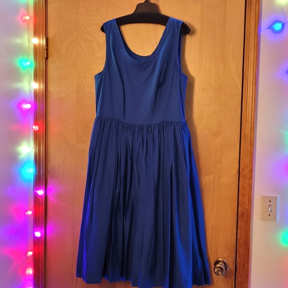 Dark Blue J Peterman Dress